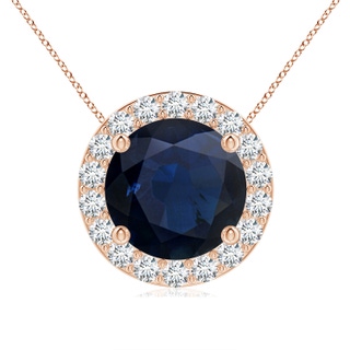 Round A Blue Sapphire