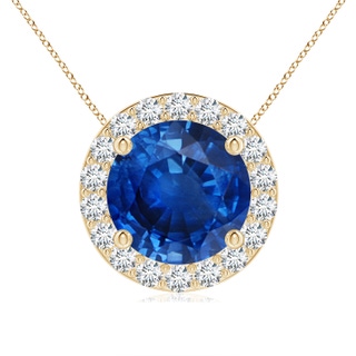 Round AAA Blue Sapphire