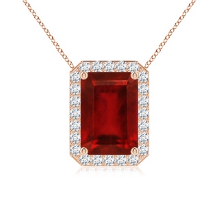 Emerald Cut AAAA Ruby