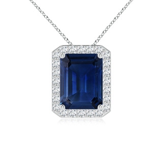 Emerald Cut AAA Blue Sapphire