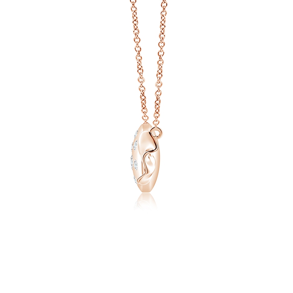 1.8mm GVS2 Sweet Treats Diamond Candy Pendant in 18K Rose Gold side 199