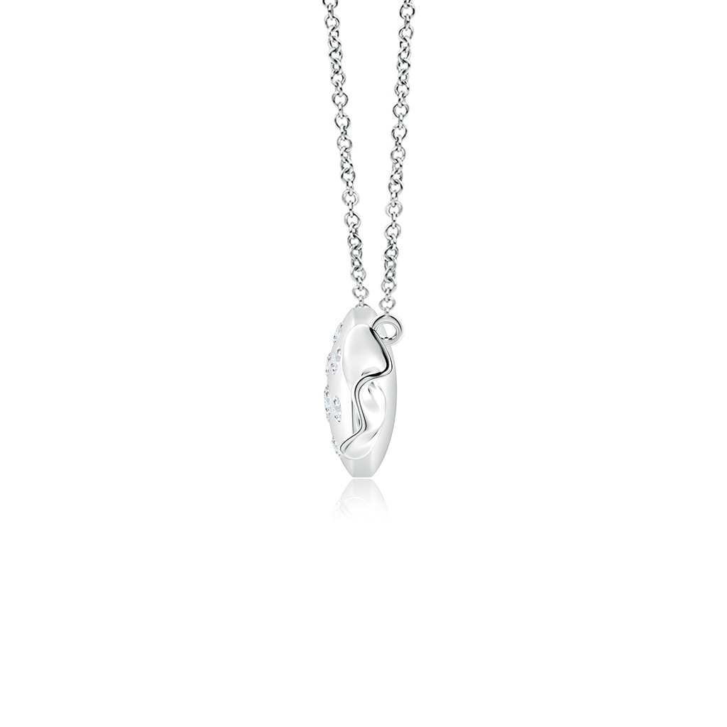 1.8mm GVS2 Sweet Treats Diamond Candy Pendant in S999 Silver - side 199