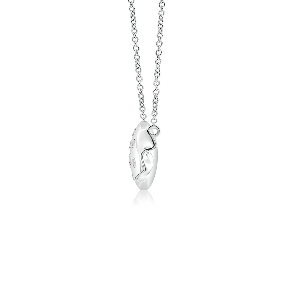 1.8mm IJI1I2 Sweet Treats Diamond Candy Pendant in S999 Silver side 199
