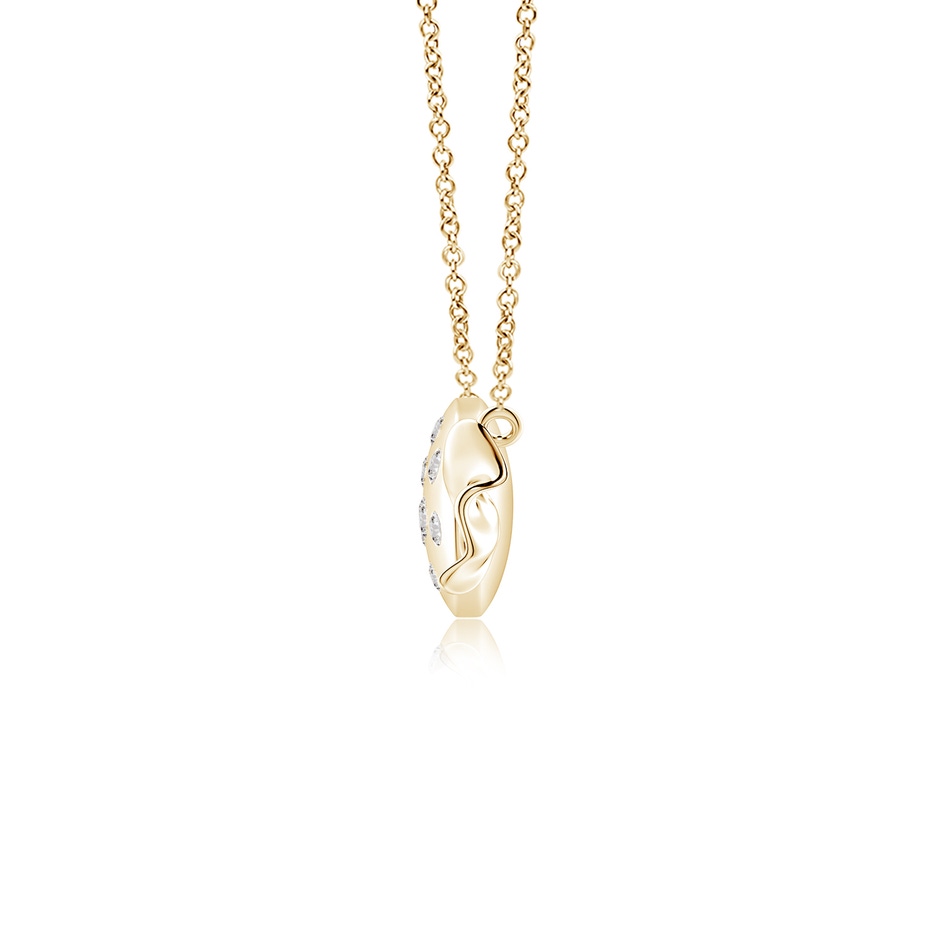 1.8mm IJI1I2 Sweet Treats Diamond Candy Pendant in Yellow Gold side 199