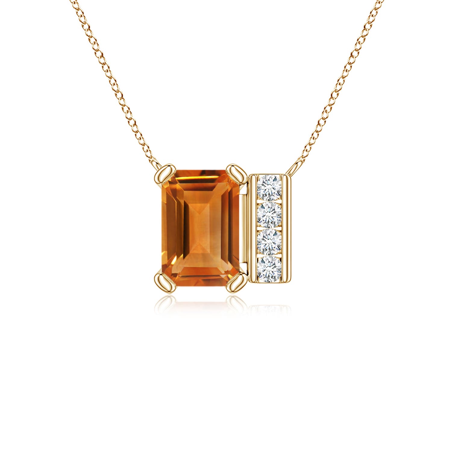 Lee Harris x Angara Lucy Citrine Pendant