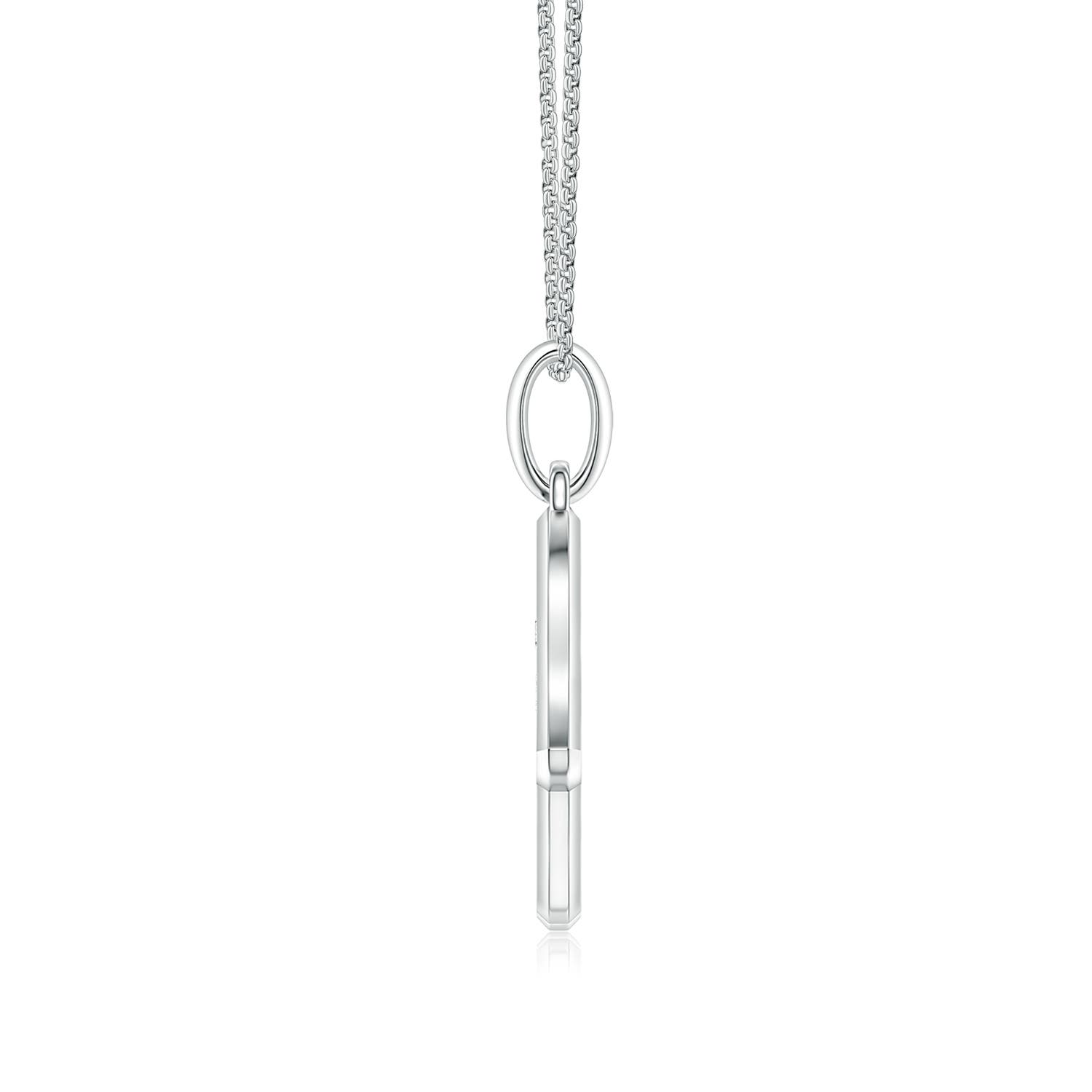 2.2mm GVS2 Pavé-Set Diamond Men’s Hamsa Pendant in White Gold