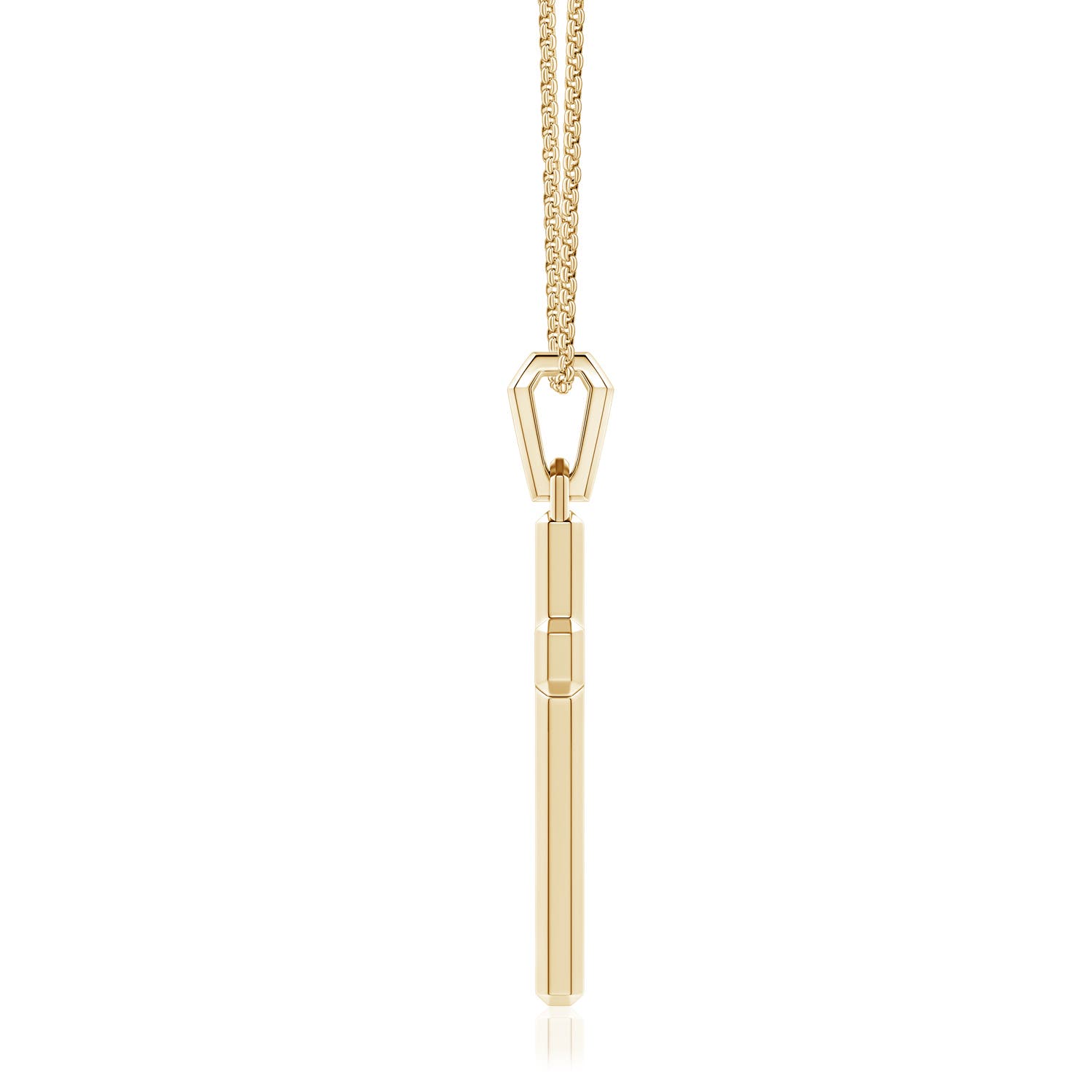 Men's Cross Pendant in Yellow Gold