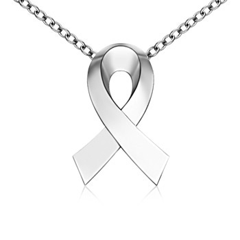 Classic Awareness Ribbon Pendant