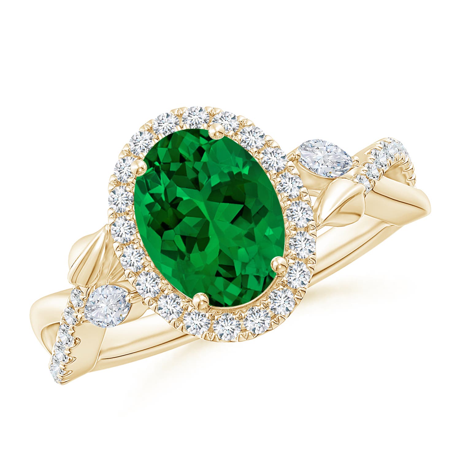 Fashion Lab Grown Emerald Rings