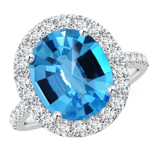 Oval AAAA Swiss Blue Topaz