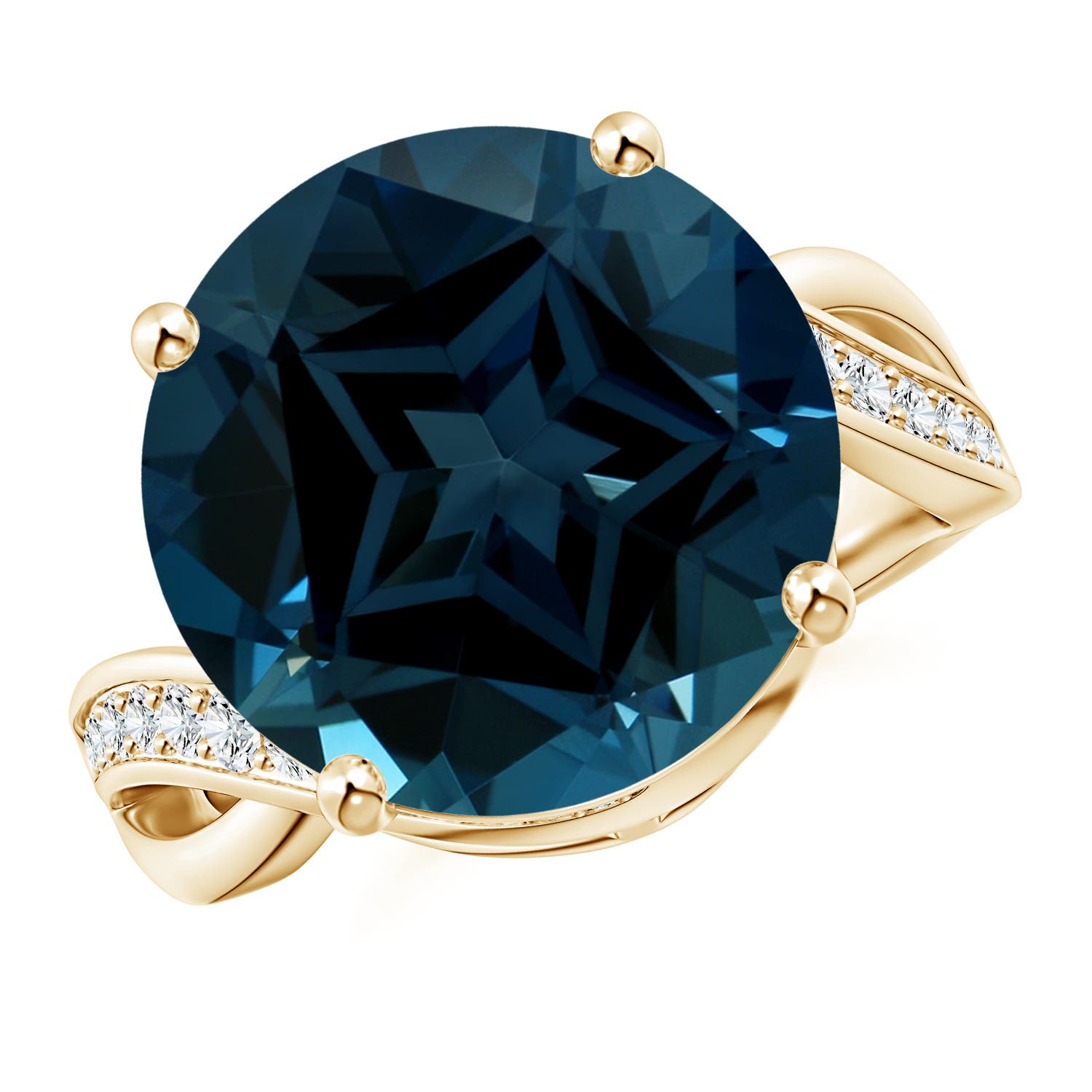 14.05x13.95x8.60mm AAAA FC_SR1437LBTD_H-YGE-AAAA-14.05x13.95x8.60 in 18K Yellow Gold