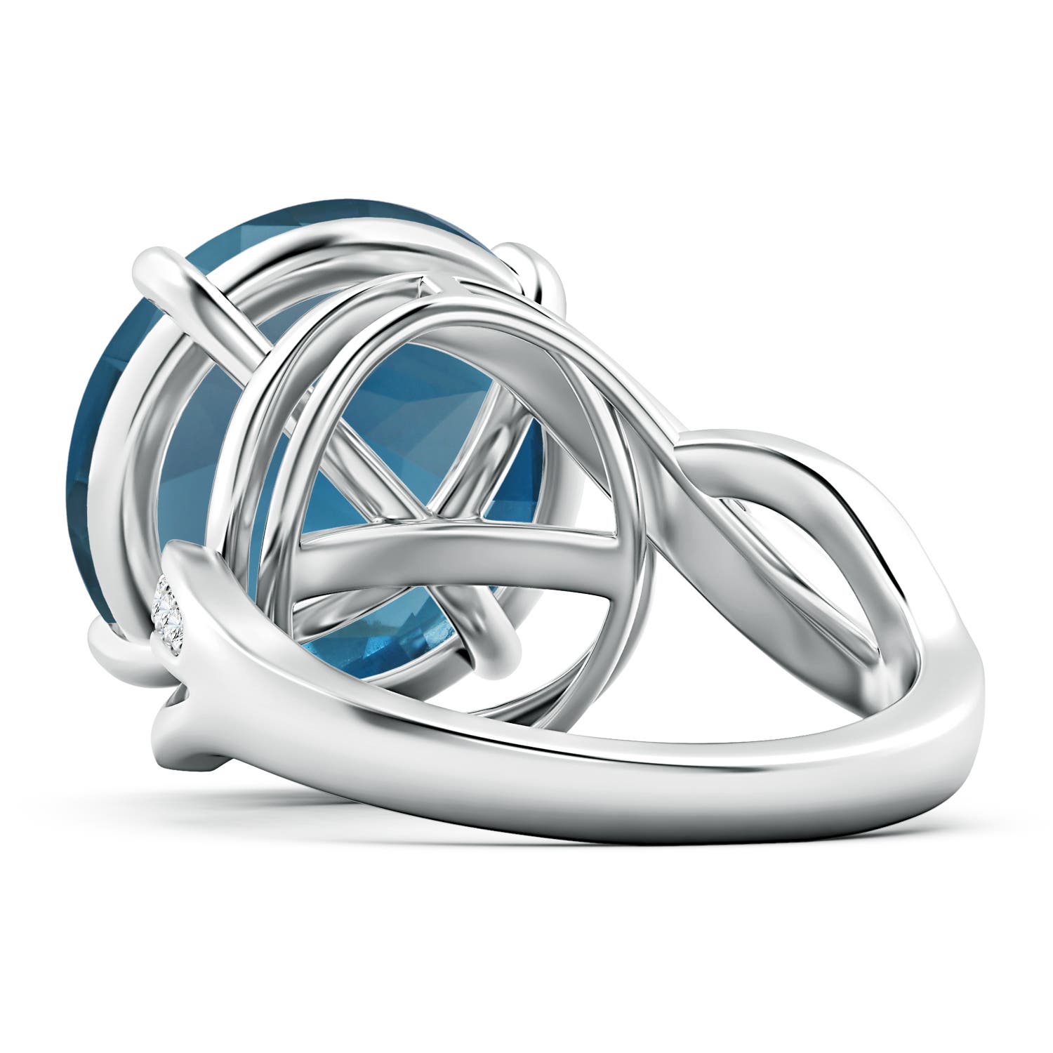 14.05x13.95x8.60mm AAAA FC_SR1437LBTD_H-WG-AAAA-14.05x13.95x8.60 in White Gold - side 7