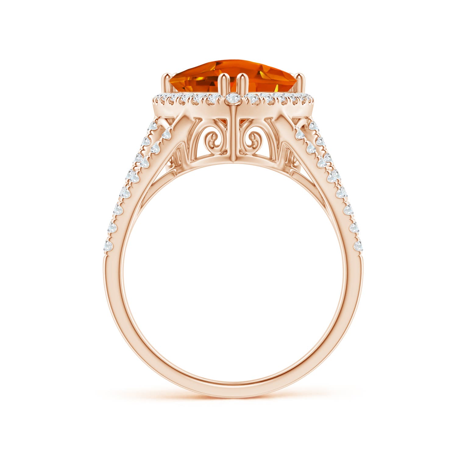 AAAA - Citrine / 3.06 CT / 14 KT Rose Gold