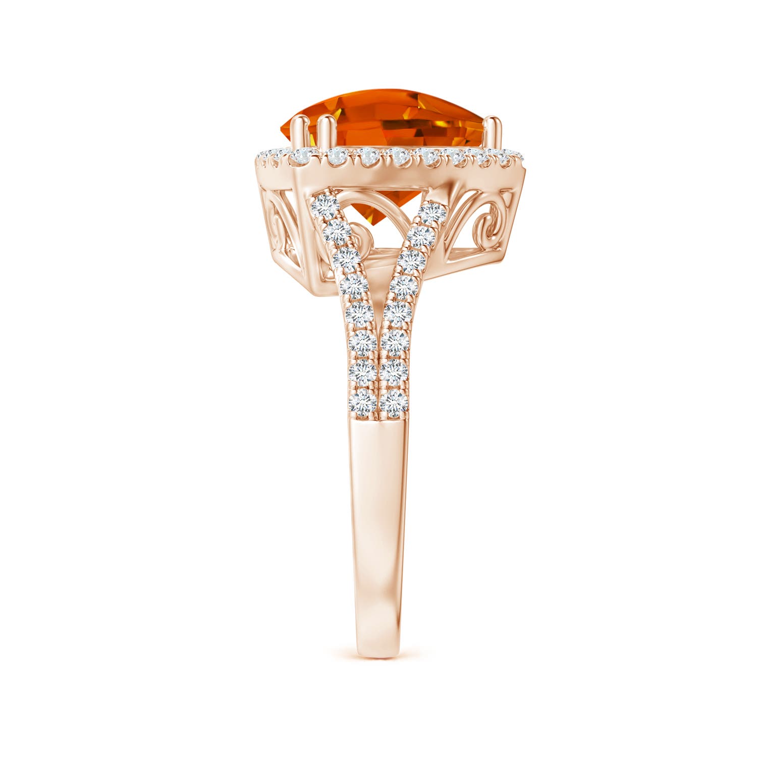 AAAA - Citrine / 3.06 CT / 14 KT Rose Gold