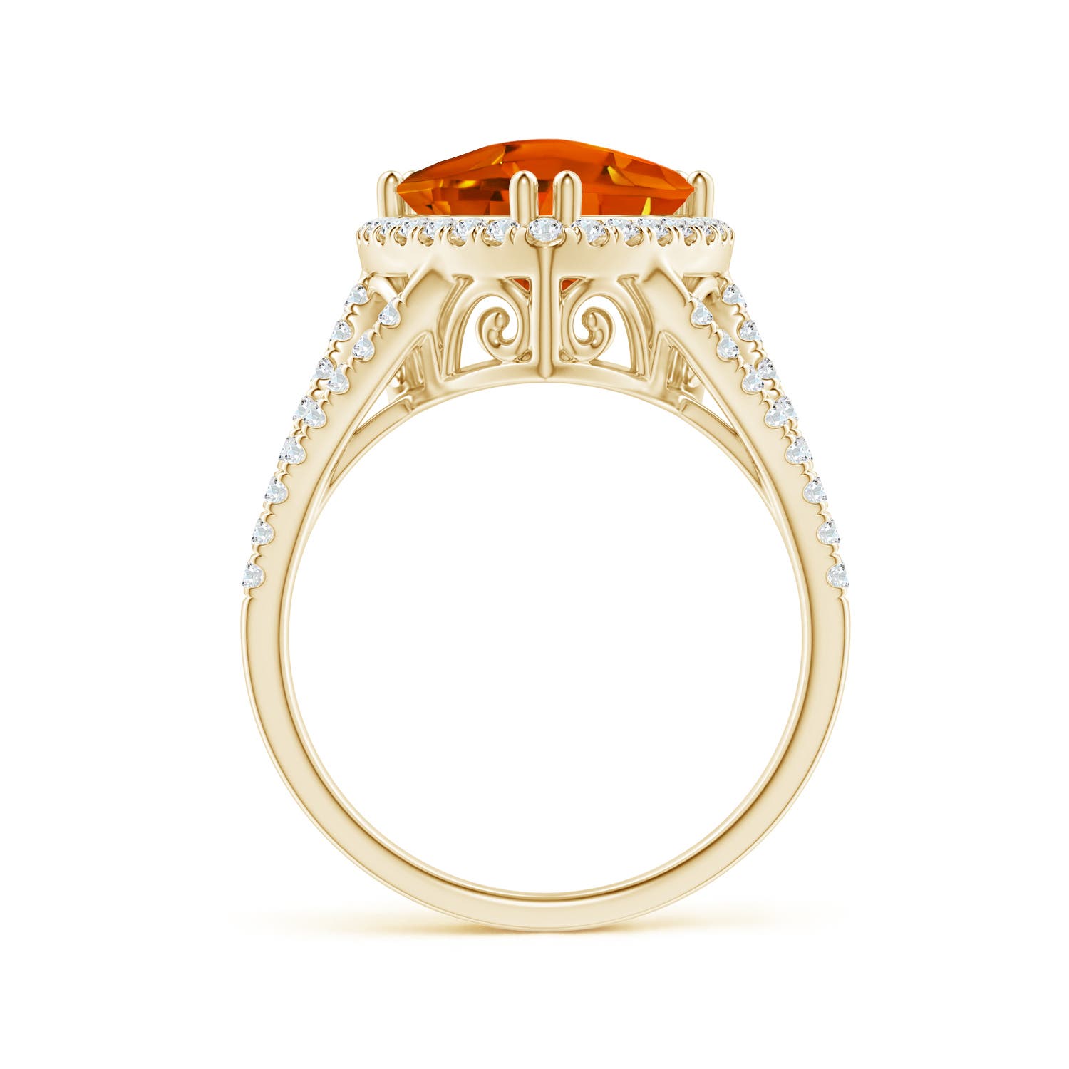 AAAA - Citrine / 3.06 CT / 14 KT Yellow Gold