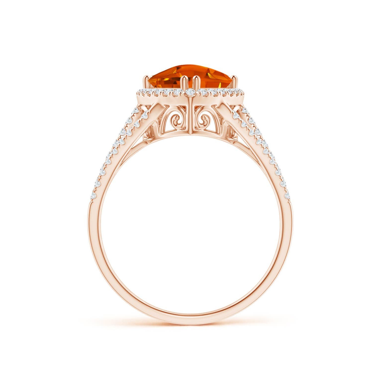 AAAA - Citrine / 1.49 CT / 14 KT Rose Gold