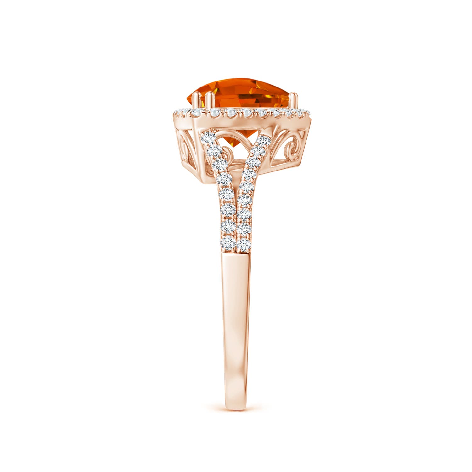 AAAA - Citrine / 1.49 CT / 14 KT Rose Gold