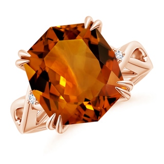 Cushion Rectangular AAAA Citrine