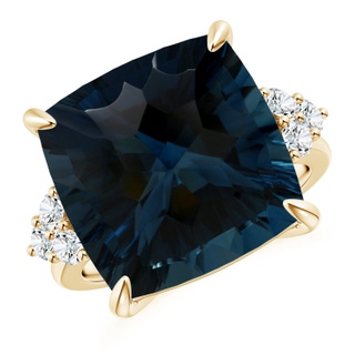 Cushion AAAA London Blue Topaz