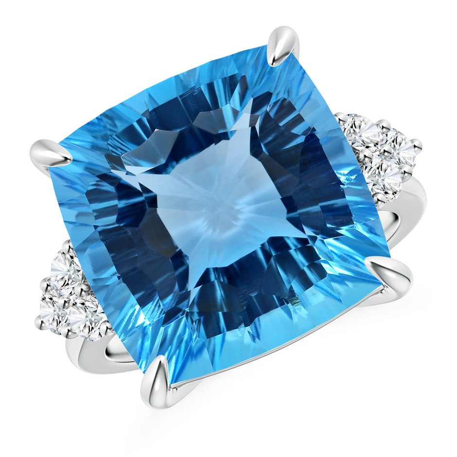 15.07x14.96x9.60mm AAAA FC_SR2687SBTD_H-WGE-AAAA-15.07x14.96x9.60 in 18K White Gold 