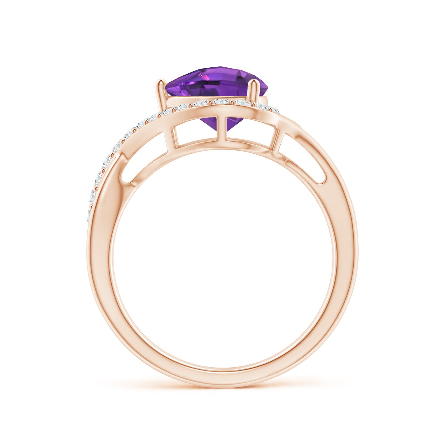 AAAA - Amethyst / 1.41 CT / 14 KT Rose Gold