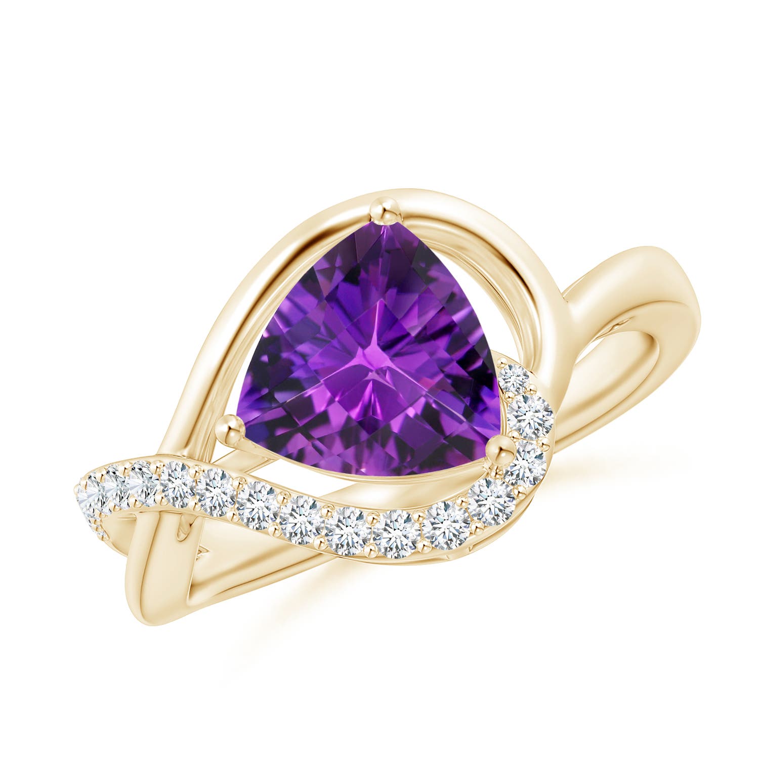 AAAA - Amethyst / 1.41 CT / 14 KT Yellow Gold