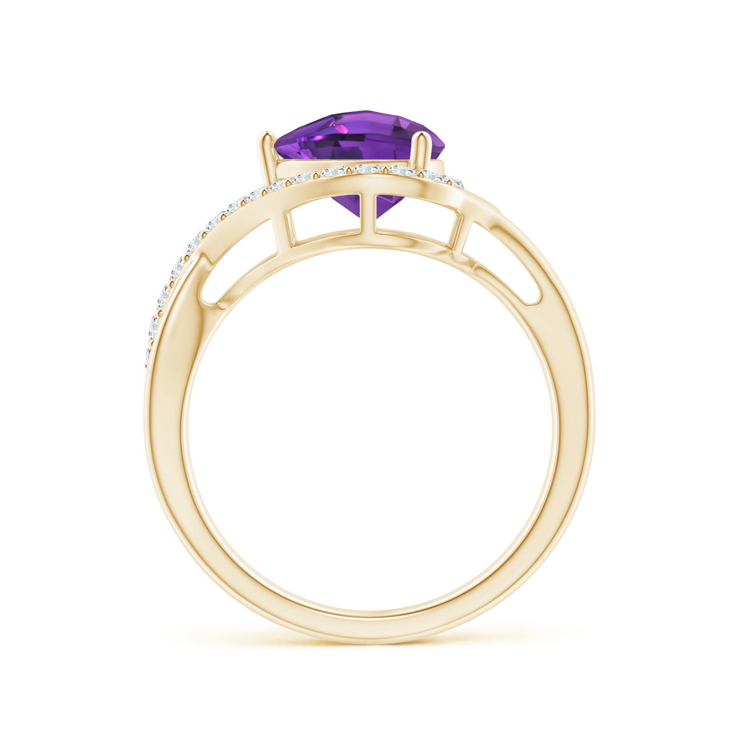 AAAA - Amethyst / 1.41 CT / 14 KT Yellow Gold