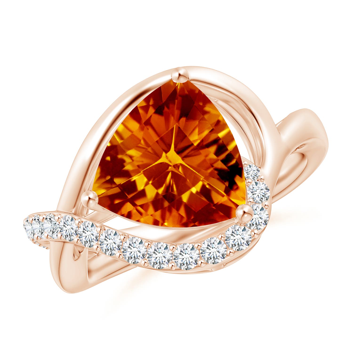 AAAA - Citrine / 2.84 CT / 14 KT Rose Gold