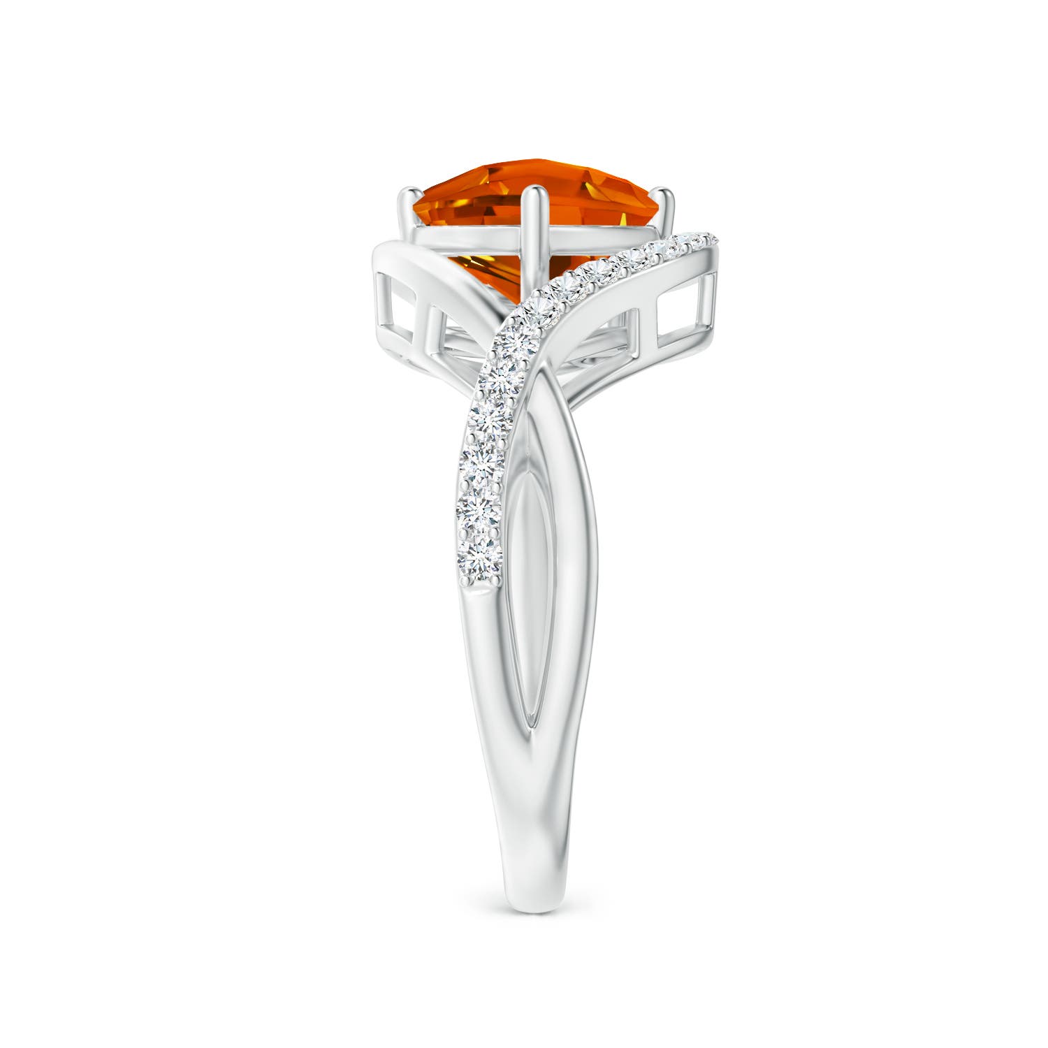 AAAA - Citrine / 1.41 CT / 14 KT White Gold