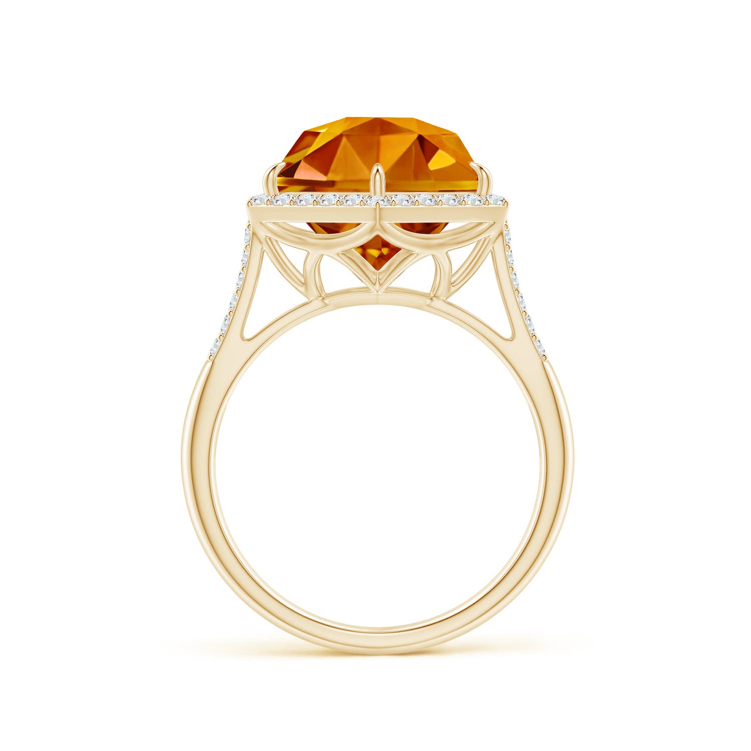 AAAA - Citrine / 7.49 CT / 14 KT Yellow Gold