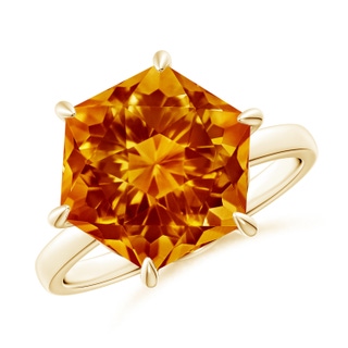 Hexagon AAAA Citrine