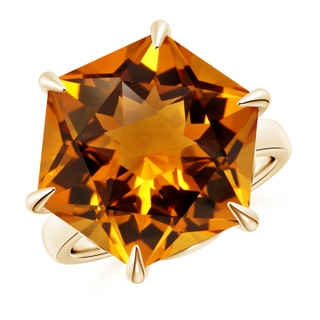 Hexagon AAAA Citrine