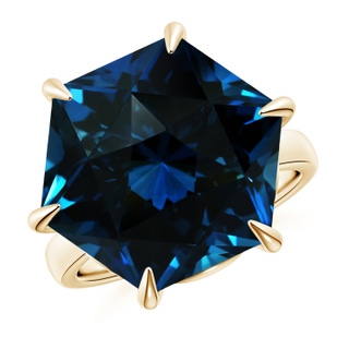 Hexagon AAAA London Blue Topaz