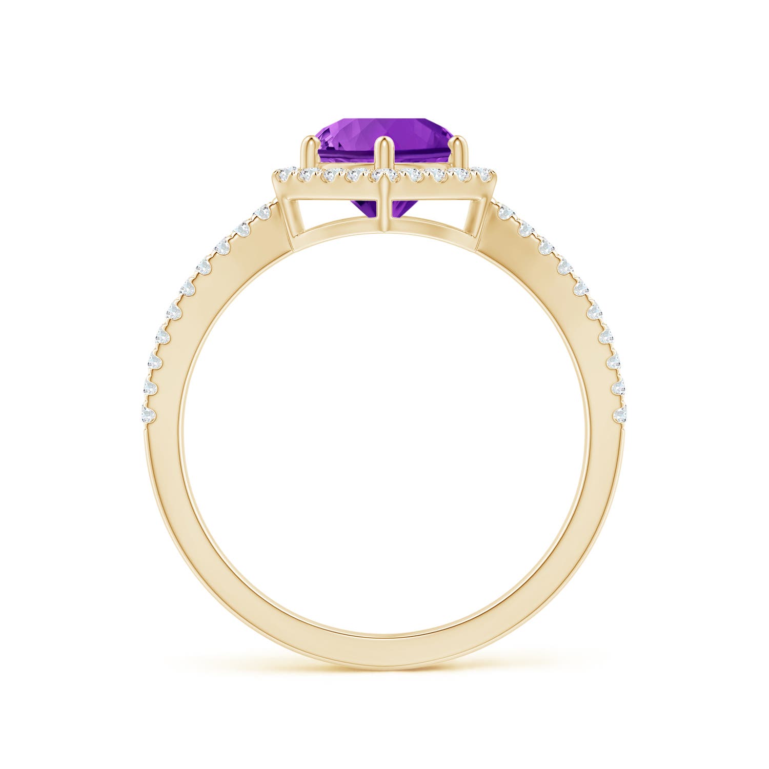 AAAA - Amethyst / 1.34 CT / 14 KT Yellow Gold