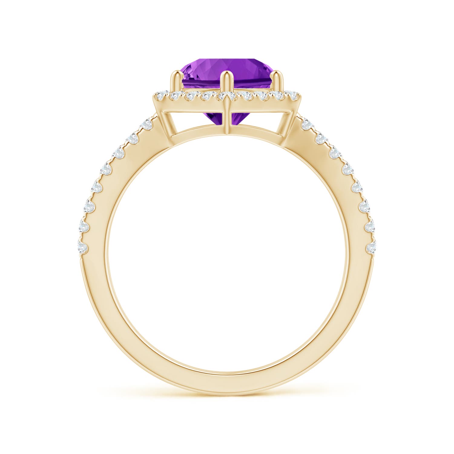 AAAA - Amethyst / 2.36 CT / 14 KT Yellow Gold