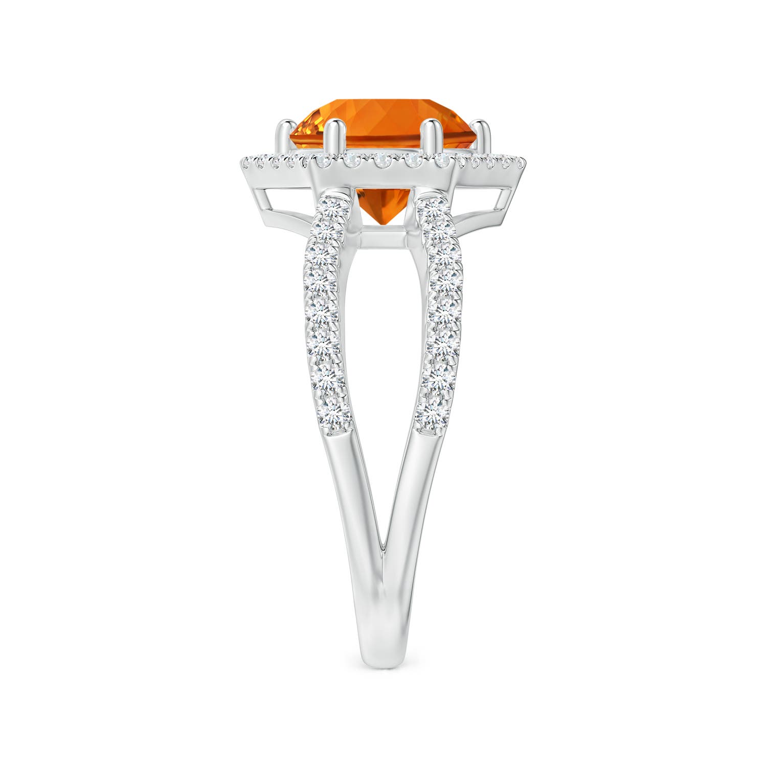 AAAA - Citrine / 2.36 CT / 14 KT White Gold