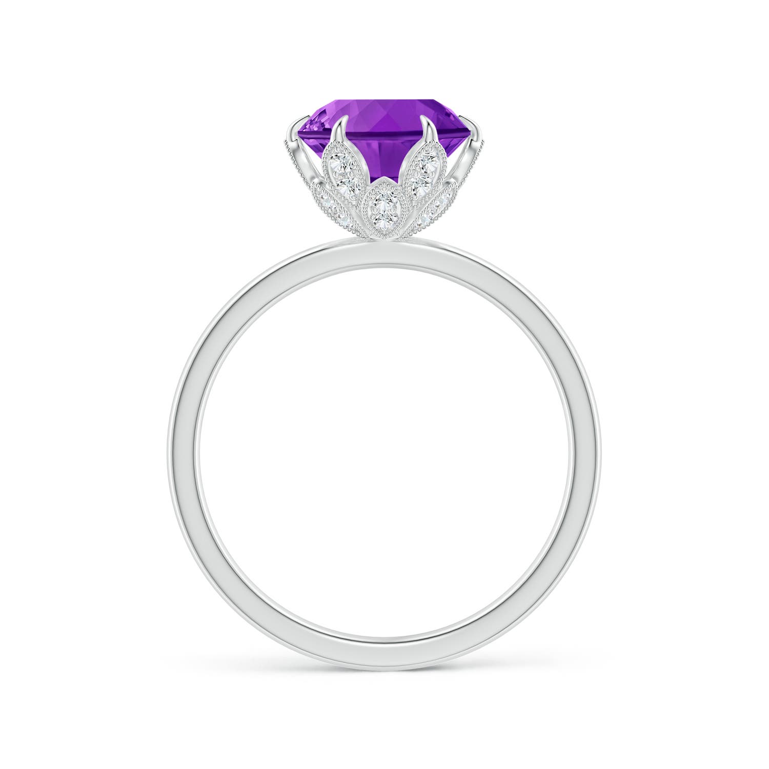 AAAA - Amethyst / 1.94 CT / 14 KT White Gold