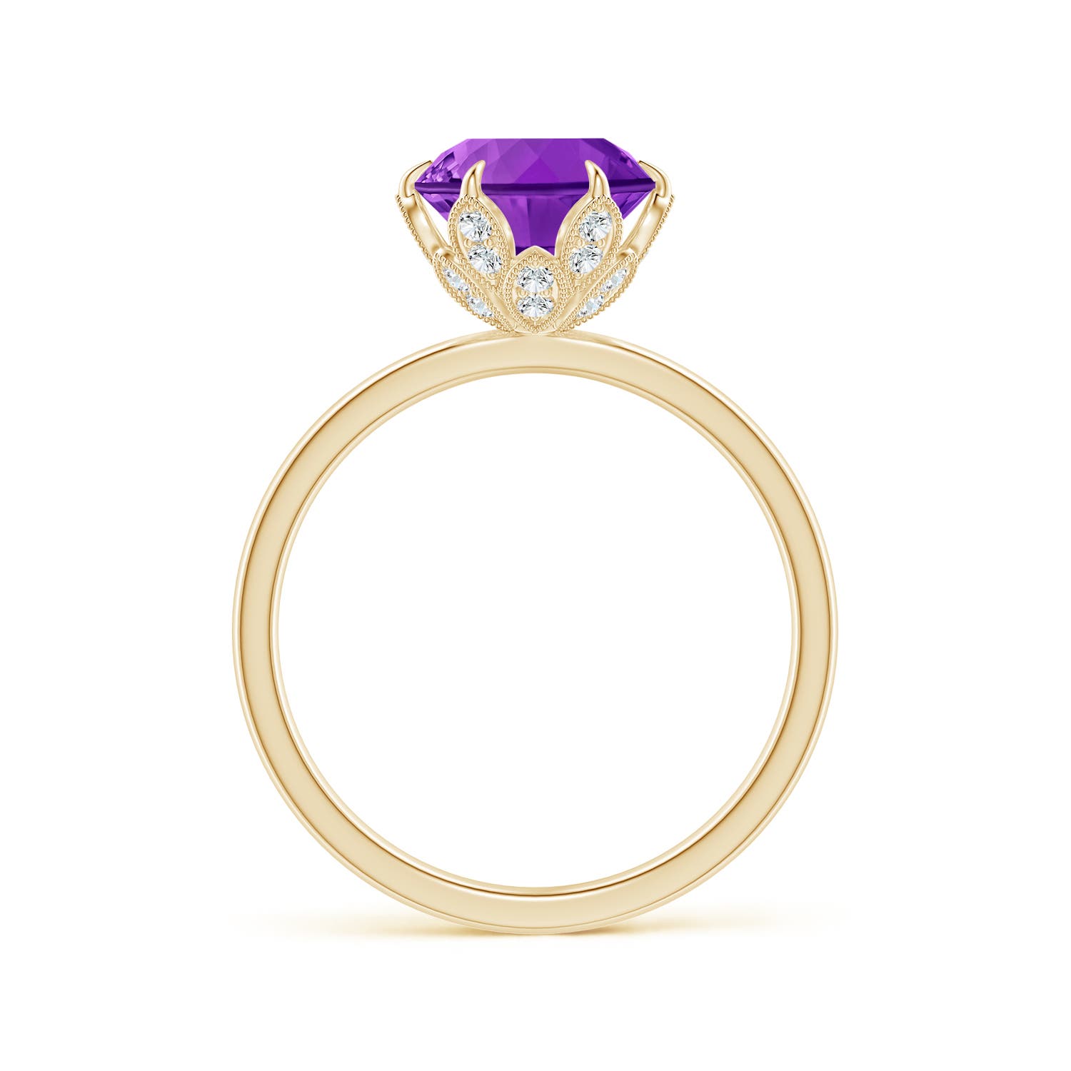 AAAA - Amethyst / 1.94 CT / 14 KT Yellow Gold