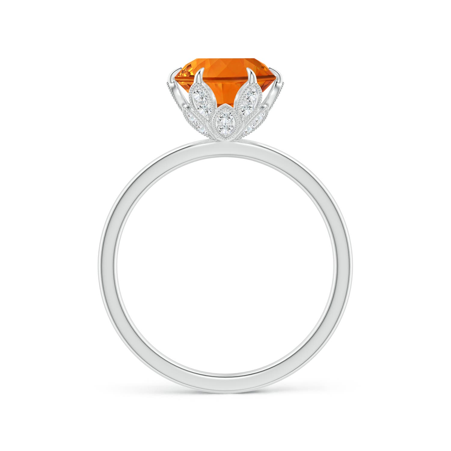 AAAA - Citrine / 1.94 CT / 14 KT White Gold