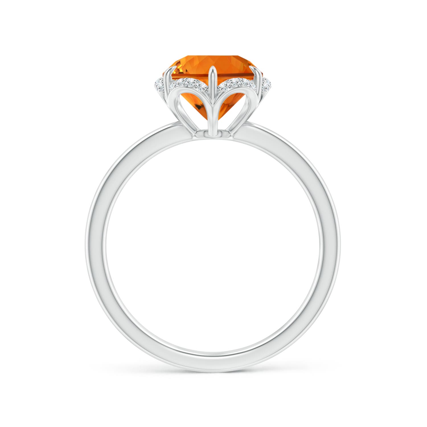 AAAA - Citrine / 1.87 CT / 14 KT White Gold