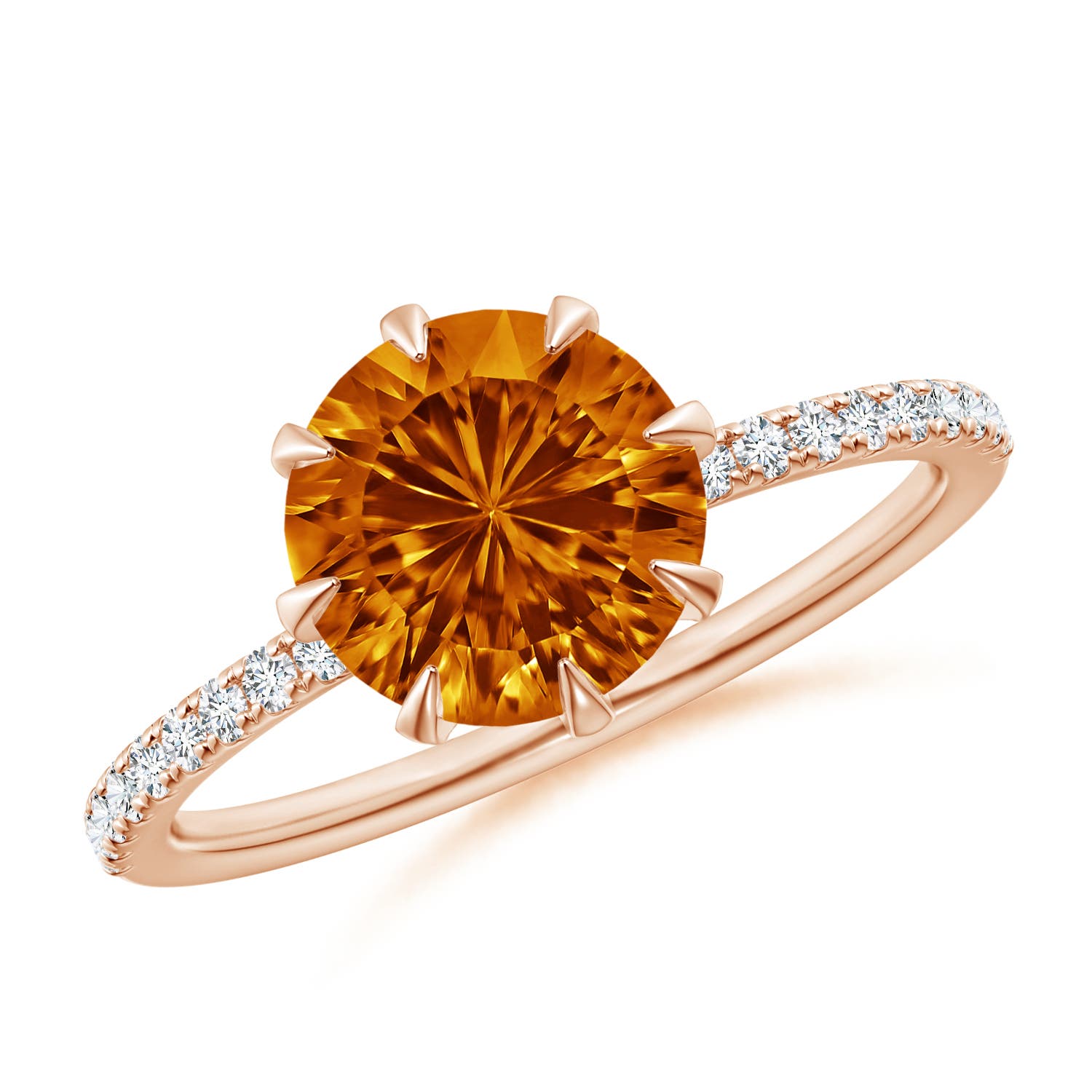 AAAA - Citrine / 2.07 CT / 14 KT Rose Gold