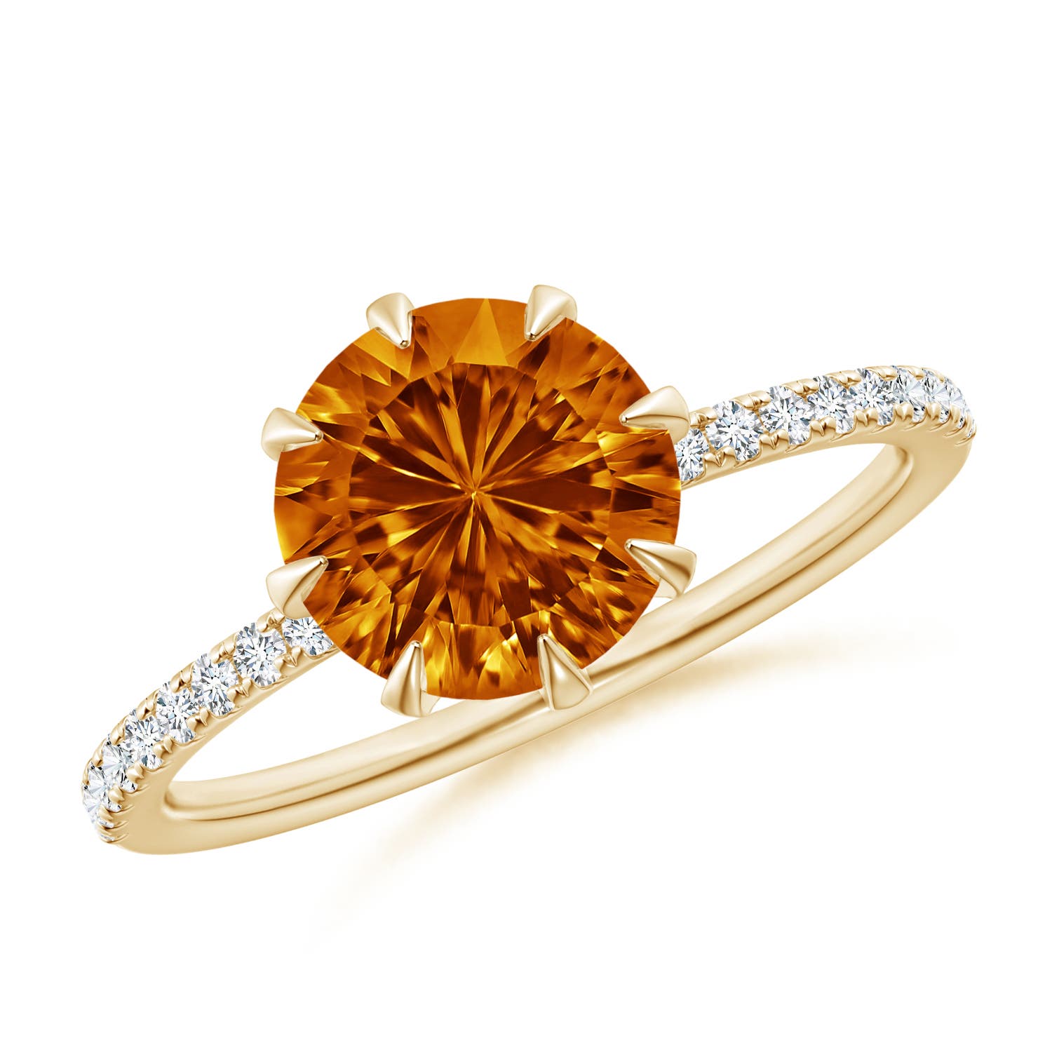 AAAA - Citrine / 2.07 CT / 14 KT Yellow Gold