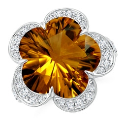 Side Stones Citrine Side Stones Rings