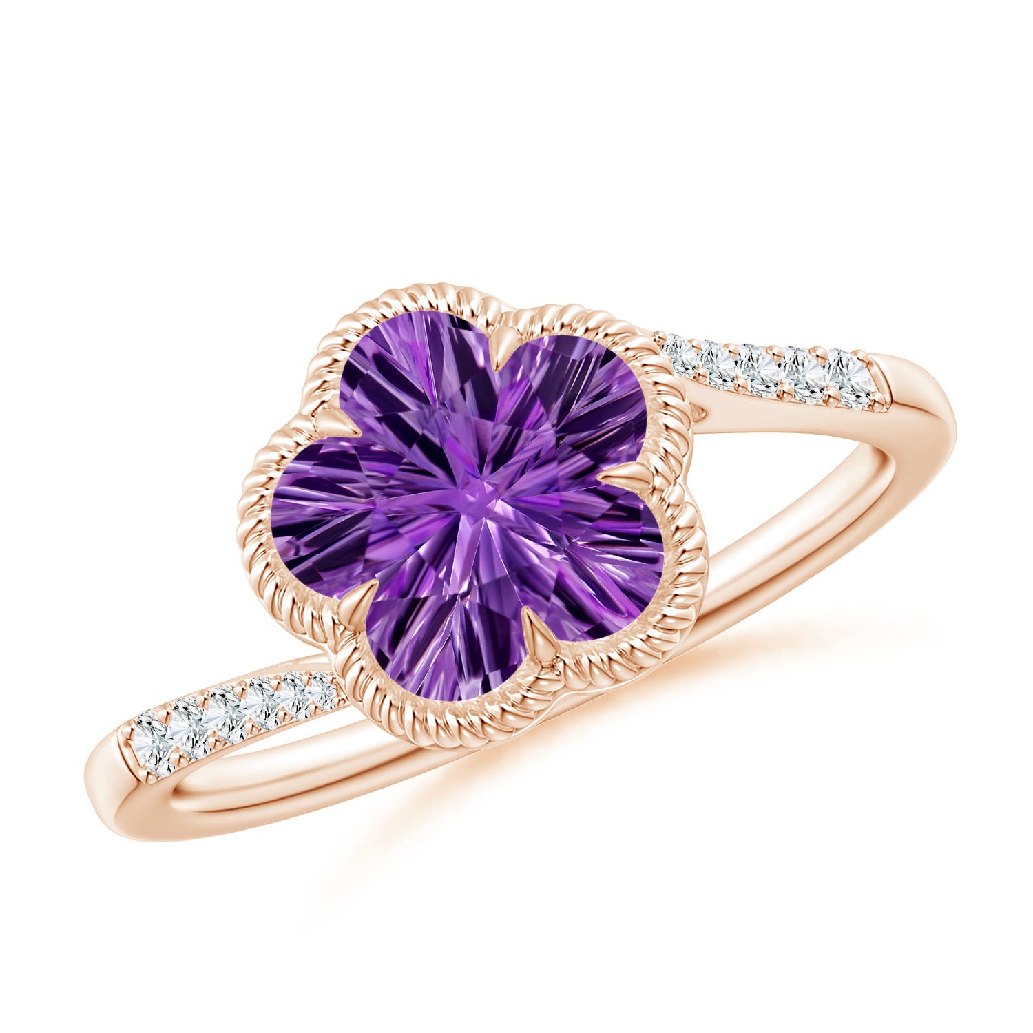 AAAA - Amethyst / 2.09 CT / 14 KT Rose Gold