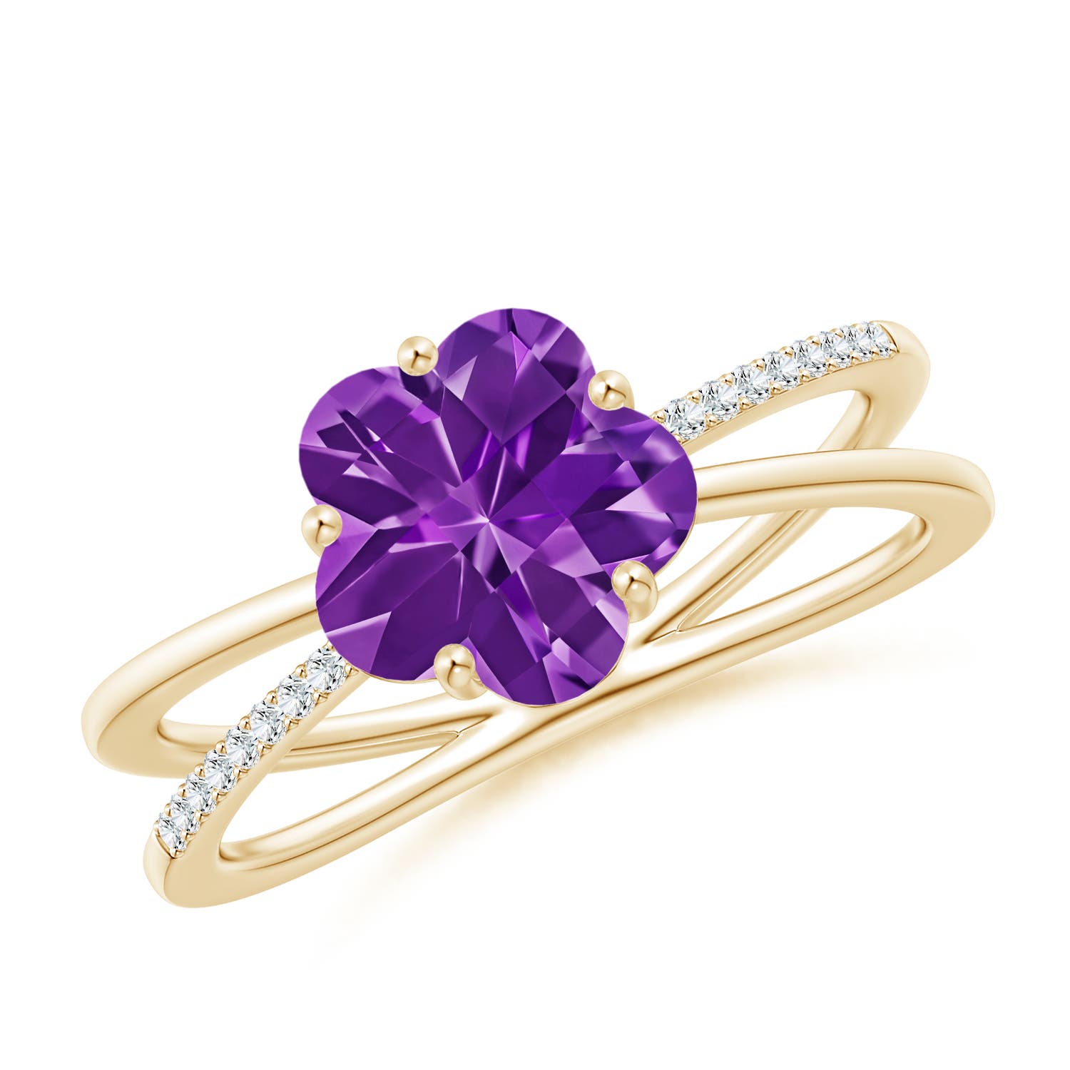 AAAA - Amethyst / 1.65 CT / 14 KT Yellow Gold