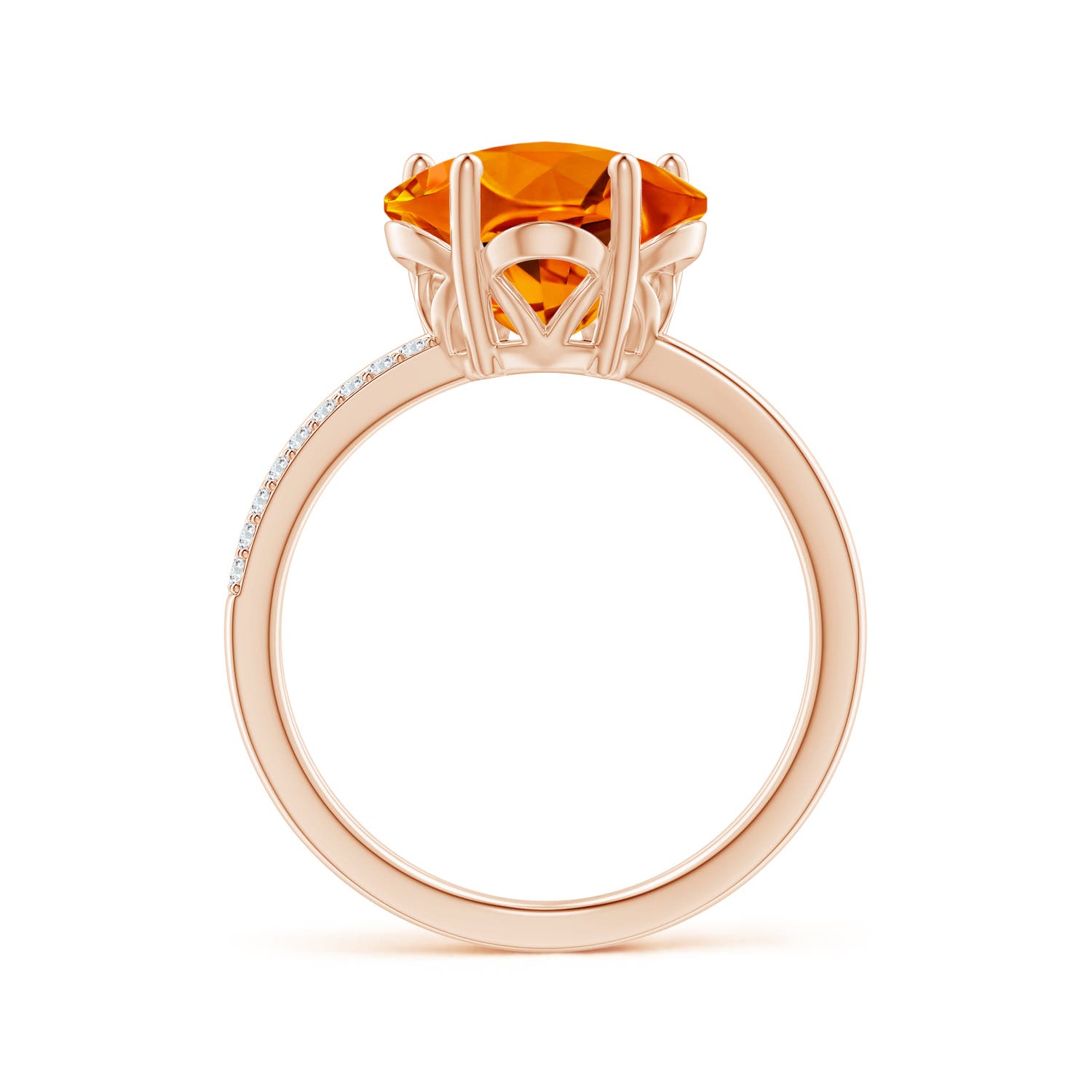 AAAA - Citrine / 3.19 CT / 14 KT Rose Gold