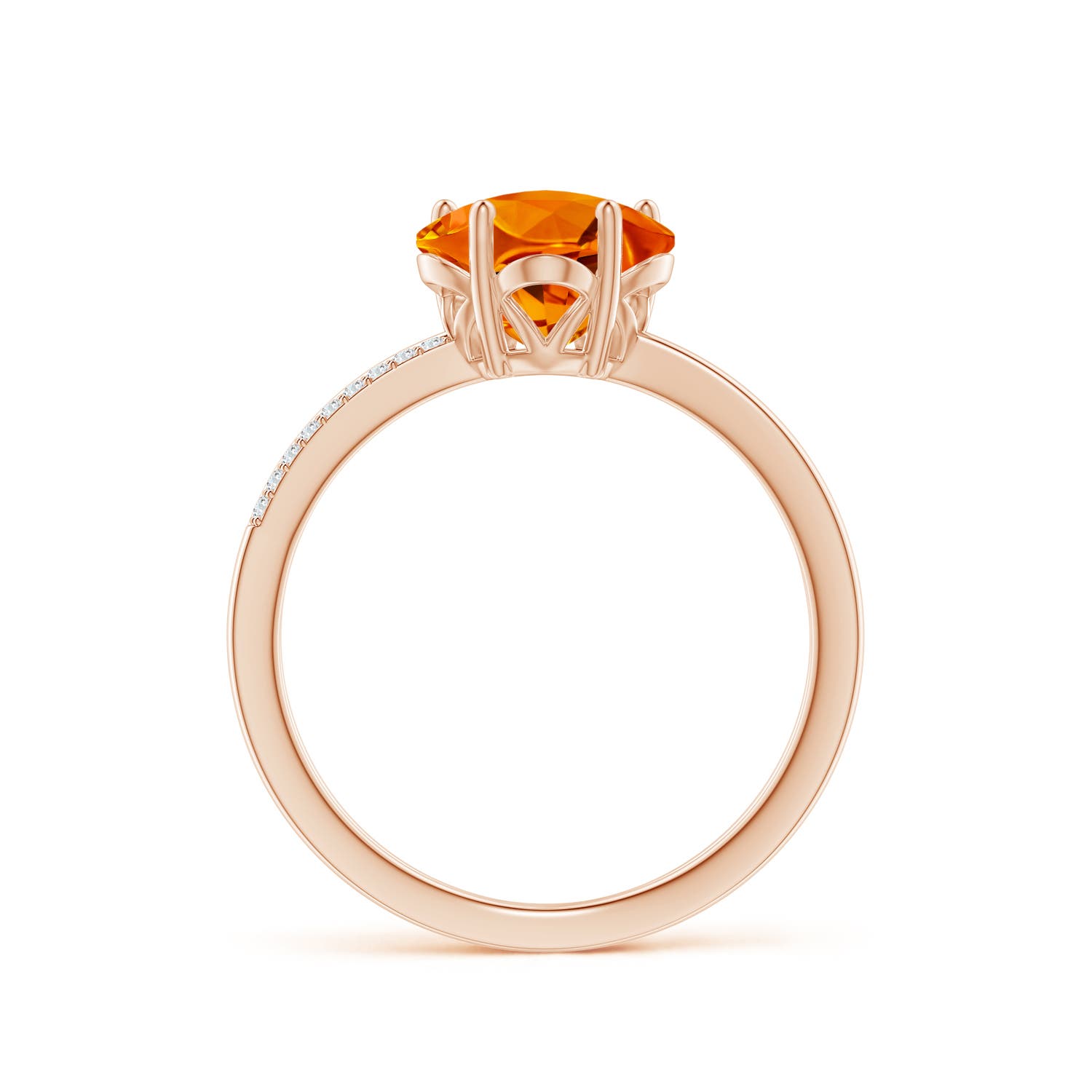 AAAA - Citrine / 1.65 CT / 14 KT Rose Gold