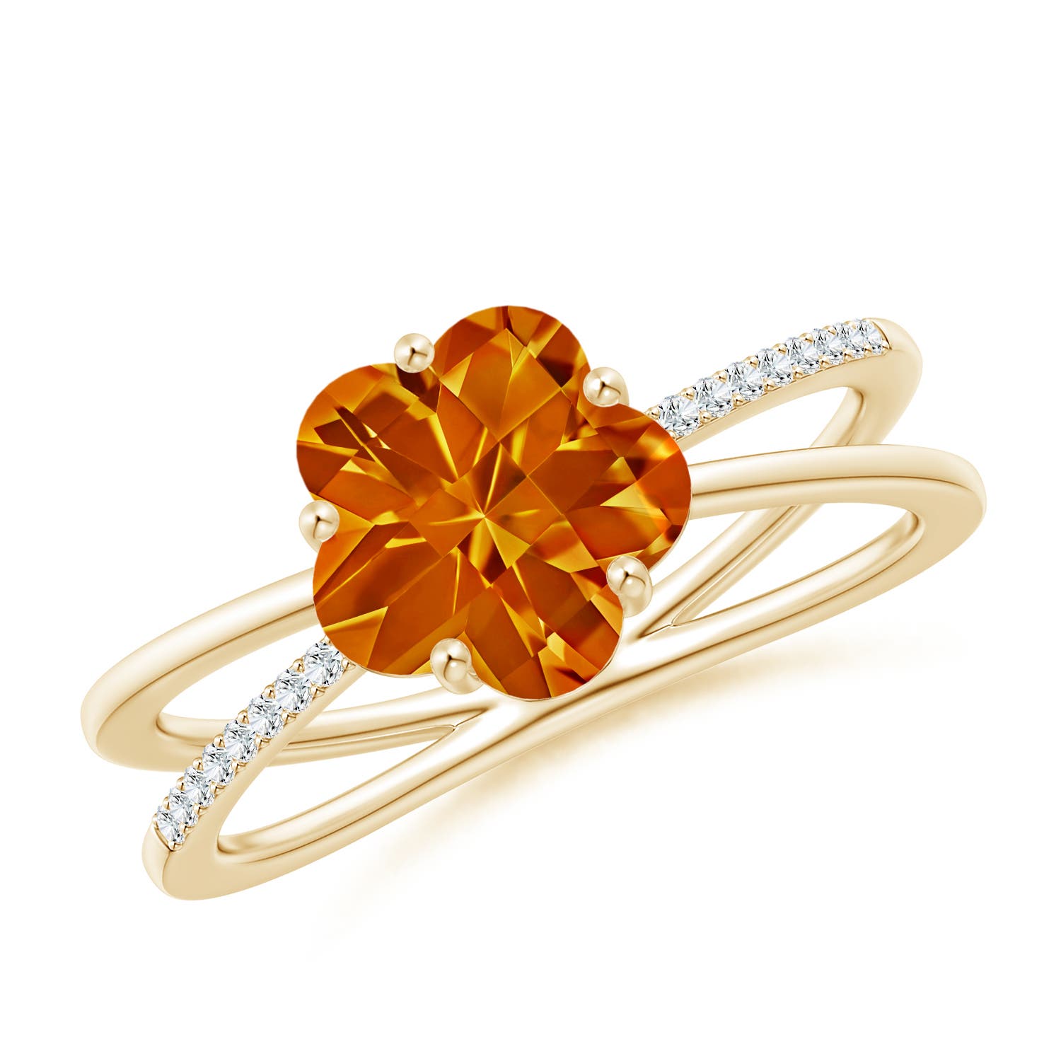 AAAA - Citrine / 1.65 CT / 14 KT Yellow Gold