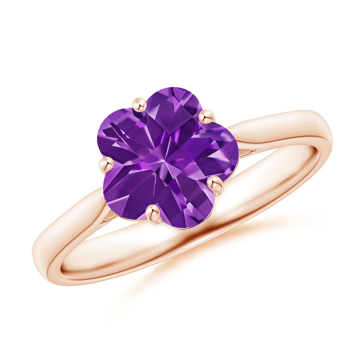 AAAA - Amethyst / 1.6 CT / 14 KT Rose Gold