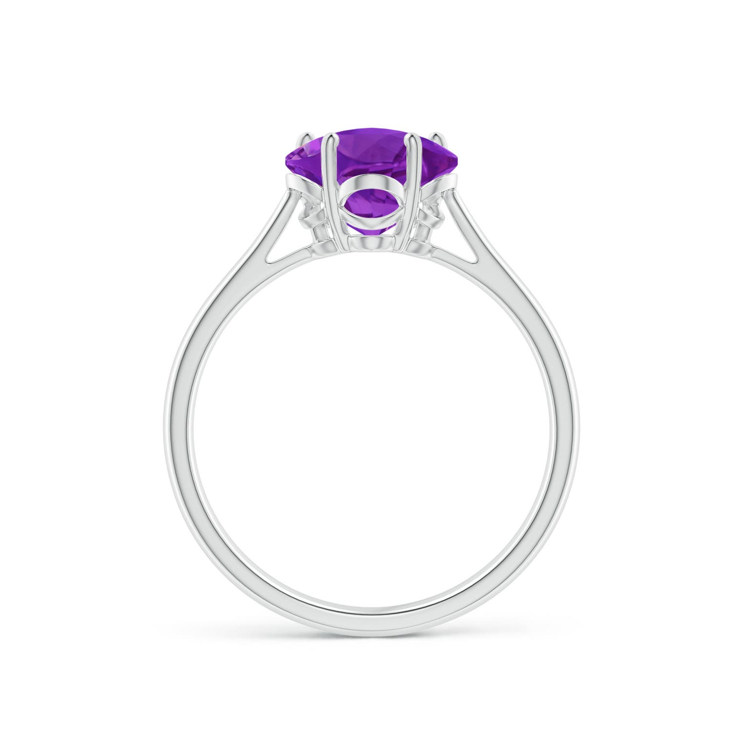 AAAA - Amethyst / 1.6 CT / 14 KT White Gold